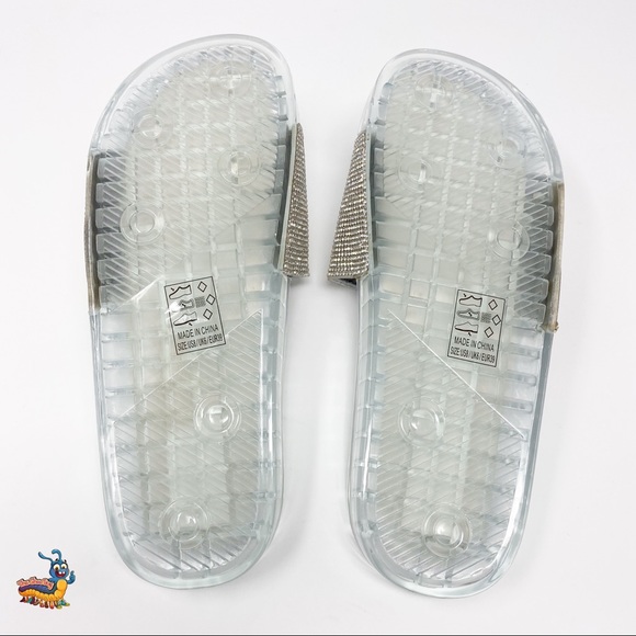 NEW Sparkly Jelly Slides Qupid Sandals - Picture 5 of 8